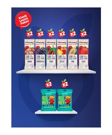 Mixmey Classic Flavor Pack 16 Mixmey and Jelimey Healthy Snacks