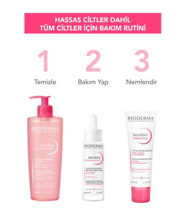 Bioderma Sensibio Foaming Gel Sensitive and Normal Skin Rinse Micellar Facial Cleansing Gel 500 ml - Buy Online on GoSupps.com