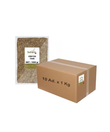 Buhara WHOLESALE CUMIN GRAIN 1 KG x 10 Pcs - 10 KG