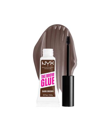 NYX Professional Makeup The Brow Glue Instant Brow Styler Eyebrow Fixing Mascara - Dark Brown - Buy Online on GoSupps.com