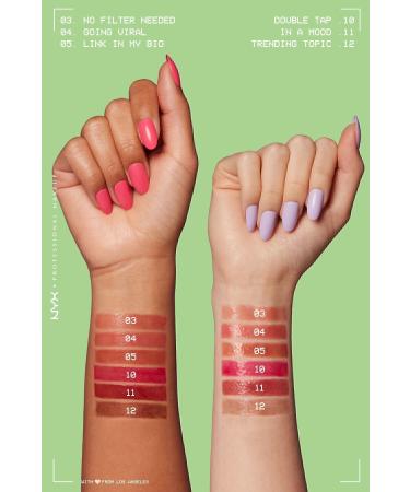 NYX Professional Makeup Fat Oil Slick Click Shine Moisturizing Nude Lip Balm - 04 Going Viral - Buy Online on GoSupps.com