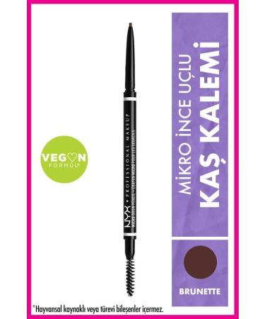 NYX Professional Makeup Ultra Thin Eyebrow Pencil - Micro Brow Pencil Brunette 5 g 800897836887