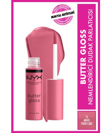 NYX Professional Makeup Lip Gloss - Butter Gloss Angel Food Cake 15 G 800897828363