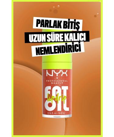 NYX Professional Makeup Fat Oil Lip Drip Shine Lip Oil - Follow Back - Buy Online on GoSupps.com