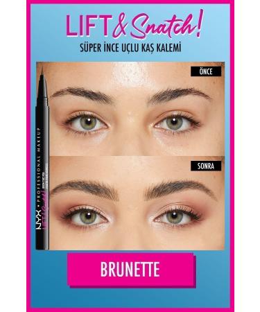 NYX Professional Makeup Lift & Snatch! Brow Tint Pen Brunette - Eyebrow Pencil - Buy Online on GoSupps.com