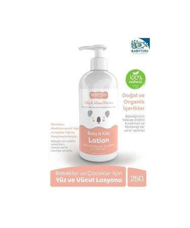 Easy Supply Babyton Natural Face and Body Lotion for Babies and Children 250ml