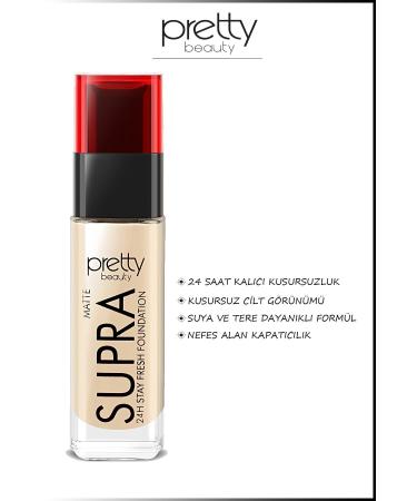 butiksosyete38 Supra 24h Stay Fresh Matte Foundation 01