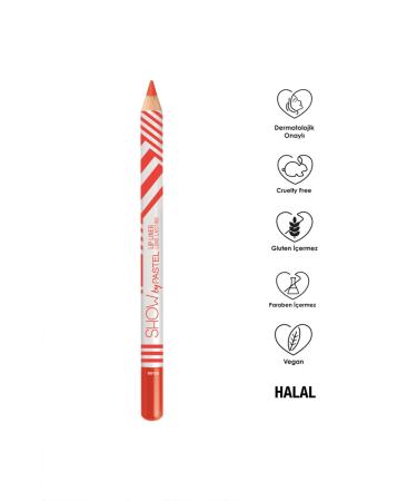 Pastel Show By Pastel Lip Liner Long Lasting - Dudak Kalemi 203 - Buy Online on GoSupps.com