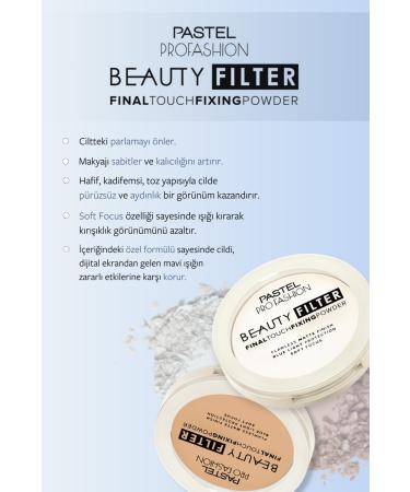 Pastel Profashion Beauty Filter Fixing Powder 00 - Buy Online on GoSupps.com