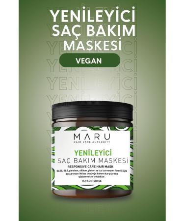 MARU Argan & Keratin Vegan Milk Essence Intensive Care Mask 500 ml 8699211807489 - Buy Online on GoSupps.com