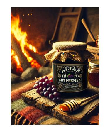 Altan Homemade Organic Mulberry Molasses 530 gr