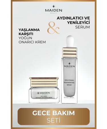 Maiden Beauty Night Care Set Regenerating Nourishing Anti-Aging Effective Intensive Repair Care Cream
