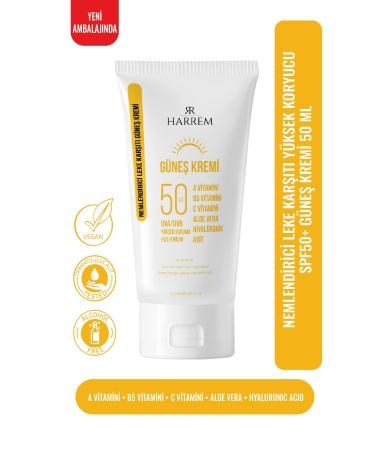Harrem Moisturizing Anti-Spot Spf50+ Sunscreen 50 Ml