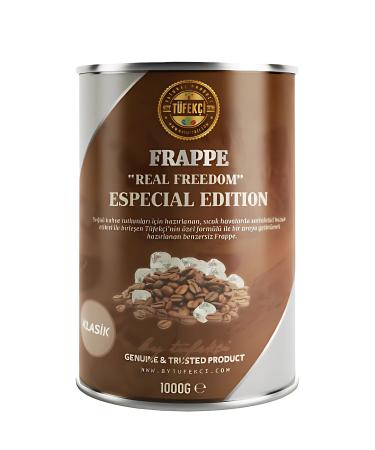 By T fek i Classic Frappe Drink Powder Contains Granulated Coffee 1000 gr Tin Packaging