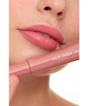 Alix Avien Silky Care Lipgloss 307 - Rose Petal - Soft Smooth Appearance - Protective and Moisturizing Effect - Buy Online on GoSupps.com