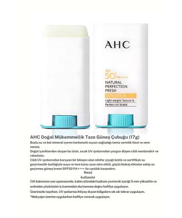 AHC Natural Perfection Fresh Sun Stick 17g - Buy Online on GoSupps.com