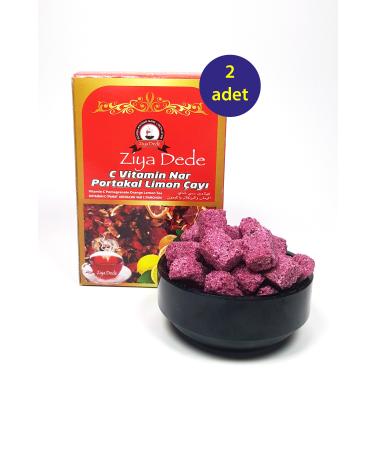 2 Pieces Atom C Vitamin Pomegranate Orange Lemon Tea 150 G