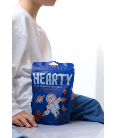 Hearty 8 Pack Einkorn Flour Cookies 60g Sugar-free Additive-free Healthy Snack for Kids - Buy Online on GoSupps.com