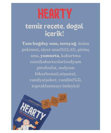Hearty 10 Pack Mixed Cookies 60g Sugar-free Additive-free Healthy Snack for Kids - Buy Online on GoSupps.com