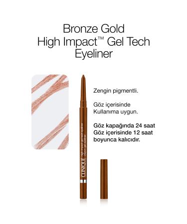 Clinique High Impact Gel Tech Eyeliner - Bronze Gold