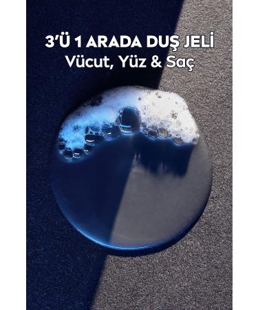 NIVEA Men Men's Deep Dimension Bath and Shower Gel 500ml 3 in 1 Complete Care Body Hair and Face - Buy Online on GoSupps.com