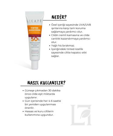 Licape High Protection Tinted (CONCEALER) 50 Spf Sun Cream - Buy Online on GoSupps.com