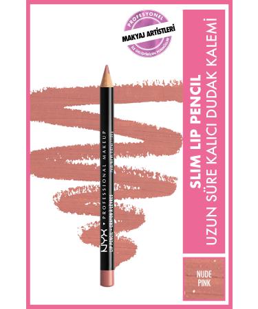 NYX Professional Makeup Slim Lip Pencil Nude Pink 800897139445