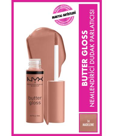 NYX Professional Makeup Lip Gloss - Butter Gloss Madeleine 15 g 800897818586