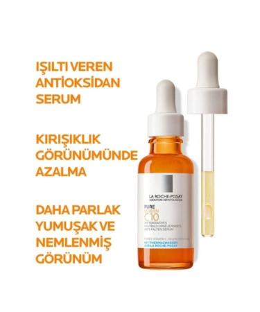 La Roche Posay Moisturizing Smoothing Serum That Reduces the Appearance of Fine Lines 30ML GHair1277