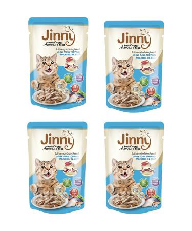 JInny Tuna & Mackerel Cat Wet Food (x4)