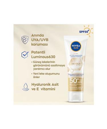 NIVEA Spot Reduction High Sun Protection Face Cream Spf50+ 40 ml min.76 - Buy Online on GoSupps.com