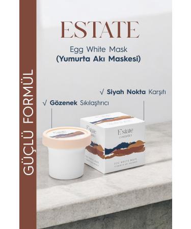 Estate Pore Tightening Egg White Mask 100 ml - Egg White Pore Mask