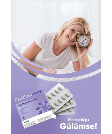 MDC Pasivalem 5-htp Food Supplement 30 Tablets (5-HTP PASSIFLORA VALERIAN MELISA MAGNESIUM) - Buy Online on GoSupps.com