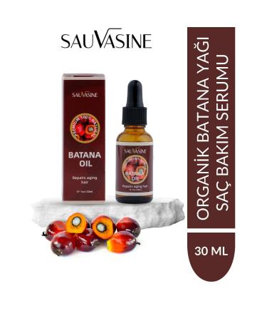 Sauvasine 0 Organic Batana Oil Hair Care Serum 30 ml - Batana Oil Jojoba & Rosemary Extract Natural Care