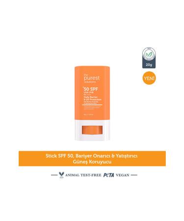 The Purest Solutions Barrier Repairing and Soothing High Sunscreen Stick SPF 50 - Buy Online on GoSupps.com