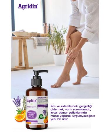 Agridin Anti-Cellulite Lavender Rosemary Orange Collagen (COLLOGEN) Content Body Lotion 250 ml - Buy Online on GoSupps.com