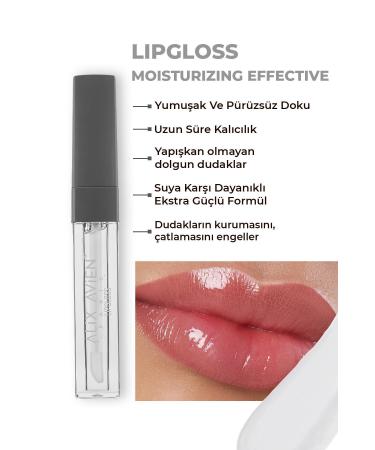 Alix Avien Moisturizing Effect Non-Sticky Lip Gloss - Lipgloss 07 Glossy Purity