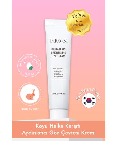 Dr.Korea - Glutathion Brightening Eye Cream - Anti-Dark Circle Brightening Eye Contour Cream 12ml