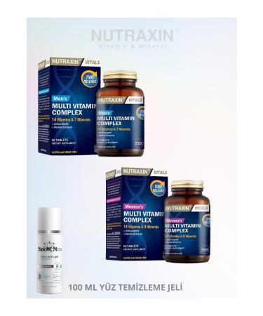 Nutraxin Multivitamin Mineral Complex Men -&- Multivitamin Mineral Complex Women 60 Tablets