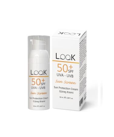 Look Sun Cream Spf 50 Uva Uvb Moisturizing Aloe Vera Pentavitin Nourishing Vitamin B5 E 50 ml - Buy Online on GoSupps.com