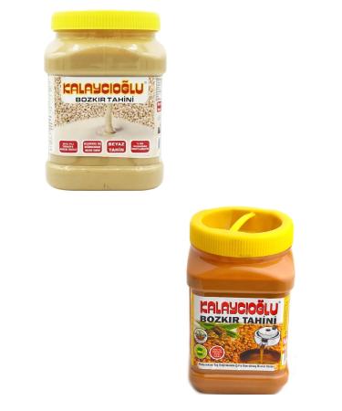 Kalayc o lu Bran-Free Tahini 935 gr + White Tahini 935 gr SET OF 2