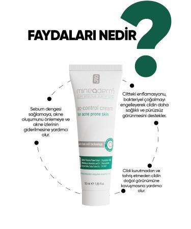 mineaderm Acne-Prone Skin and Sebum Regulating Care Cream / Ac-control Cream - Buy Online on GoSupps.com