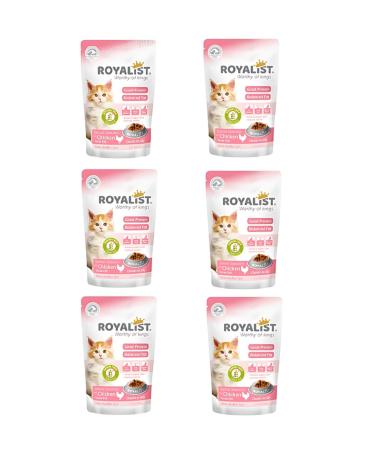 Royalist 6-Piece Kitten Wet Food Pouch Kitten 6 x 85 gr