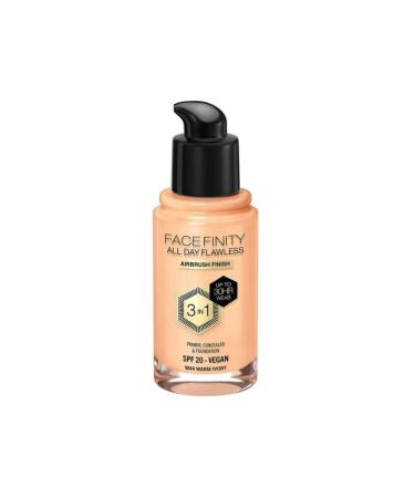 Max Factor Facefinity 3in1 Foundation No: 44 Warm Ivory