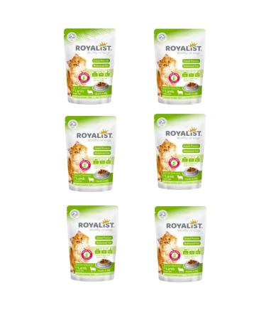 Royalist 6-piece lamb cat wet food pouch lamb 6 x 85 gr