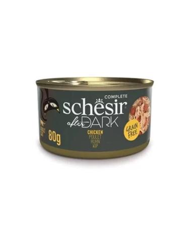 Schesir After Dark Chicken Cat Canned Food in Broth 80 gr