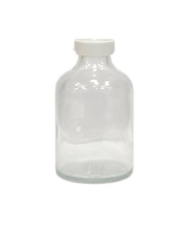Bar Plastic and Glass 10 Pieces 50 ML Penicillin Bottle + Snap Cap