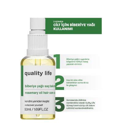 Quality Life Hair Care Oil Complex - Rosemary Oil - Coconut Argan Lavender Jojoba Oil - Hair Care - Buy Online on GoSupps.com