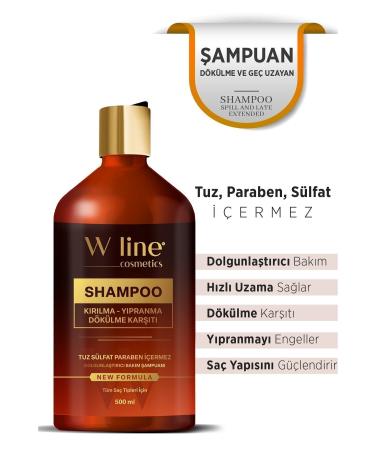 wline Salt-Free Paraben-Free Sulfate-Free Shampoo for Slow-Growing Hair - Buy Online on GoSupps.com