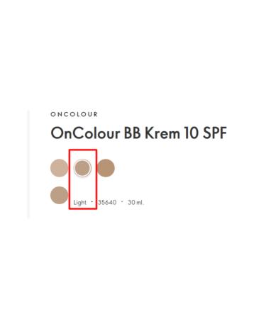 Oriflame Oncolour Bb Cream Spf 10 Light Expo35640 - Buy Online on GoSupps.com